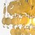 Недорогие Потолочные светильники-Подвесные лампы Хром Современный современный 110-120Вольт / 220-240Вольт