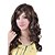abordables Pelucas sintéticas-Pelucas para mujeres Rizado Las pelucas del traje Pelucas de Cosplay