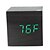 cheap Alarm Clocks-Wooden Decorative Desktop Clock Black