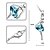 levne Módní náhrdelníky-modré zářící krystal a pokovených platinou slitin balerína dívka ve tvaru náhrdelník s přívěskem