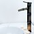Χαμηλού Κόστους Βρύσες Νιπτήρα Μπάνιου-αντίκες χάλκινο μπάνιο καταρράκτη βρύση νεροχύτη (μπαμπού σχεδιασμό σχήμα)