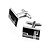 cheap Men&#039;s Accessories-Rectangular Zinc Alloy Cufflinks Groom Wear Accessories