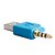 economico Adattatori-USB AM a 3.5mm adattatore blu