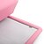 economico Accessori iPad-nuovo leggero sottile di alta qualità magnetico copertura in poliuretano / case / skin per Apple iPad 2 (rosa)