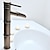 Χαμηλού Κόστους Βρύσες Νιπτήρα Μπάνιου-αντίκες χάλκινο μπάνιο καταρράκτη βρύση νεροχύτη (μπαμπού σχεδιασμό σχήμα)