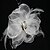 abordables Tocado de Boda-tul magnífico con plumas / casco imitación boda nupcial de la perla (0986-162916)