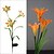 cheap LED Flashlight-1PCS Powerfrugal LED Solar 3 Lilies Flower Lawn Light Water Resistant Lamp