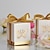 voordelige Kaarthouders-goud lasergesneden vlinder voor box (set van 12)