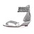 cheap Shoes &amp; Bags-Real Leather Upper Wedge Heel Sandals With Rhinestone Party Shoes