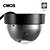 preiswerte Überwachungskameras-verkabelt Farbe CMOS Dome-Kamera mit Adapter