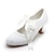 abordables Chaussures de mariée-Femme Chaussures de mariage Sandales à lacets Sandales à lanières Mariage Talons de mariage Chaussures de mariée Chaussures de demoiselle d&#039;honneur Eté Ruban Dentelle Talon bloc Bout rond Classique