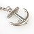 cheap Keychains-Keychain Anchor Fashion Ring Jewelry Anchor Silver For Birthday Gift Casual