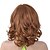 billige Syntetiske parykker-capless medium længde af høj kvalitet syntetiske natur kig gylden brun krøllet hår paryk
