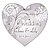 baratos Convites de Casamento-personalizado em forma de coração favor adesivos vivacious-flor (conjunto de 90)