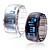 זול שעוני נשים-של בני זוג עתידני Blue LED דיגיטלי שורש כף יד שעונים (Black &amp; White , 1 - Pair)