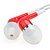billige Trådløse TWS True-hovedtelefoner-nye ankomst i øret øretelefon hovedtelefoner (rød)