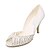 cheap Women&#039;s Shoes-Elegant Satin Upper Stiletto Heel Peep Toe With Rhinestone Wedding Bridal Shoes