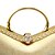 cheap Clutches &amp; Evening Bags-Women&#039;s Crystal / Rhinestone leatherette Evening Bag Gold / Silver