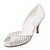 זול נעלי נשים-Elegant Satin Upper Stiletto Heel Peep Toe With Rhinestone Wedding Bridal Shoes