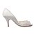 abordables Zapatos de mujer-satinado elegante parte superior tacón peep toe con imitación zapatos de novia de la boda