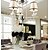 cheap Chandeliers-Max 60W Chandelier ,  Modern/Contemporary Chrome Feature for Crystal Metal Living Room / Bedroom