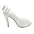 abordables Zapatos de mujer-satinado superior talón bombas de tacón de aguja / peep toe con zapatos de boda bowknot más colores disponibles