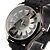 preiswerte Armbanduhren-Chrysantheme aus Metall Zifferblatt-Design Quarz Unisex Armbanduhr - schwarz