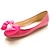 זול נעלי נשים-Patent Leather Upper Low Heel Closed Toe With Bowknot Honeymoon Shoes More Colors Aavailable