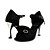 Недорогие Обувь для танцев-производительность высоком каблуке черного атласа верхних латинских танцевальной обуви для женщин