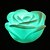 billige Dekorative lys-rose blomst lys LED-belysning - fargerik (7 farge Changs automatisk)