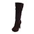 cheap Shoes &amp; Bags-Leatherette Upper Stiletto Heel Mid-Calf Boots With Ruched Party/ Evening Shoes More colors Available