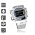 tanie Gadżety ubieralne-W980 - 1,5 calowy telefon komórkowy srebrny zegarek (fm, Czterozakresowy, mp3 mp4 player)