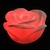 billige Dekorative lys-rose blomst lys LED-belysning - fargerik (7 farge Changs automatisk)