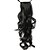 cheap Hair Pieces-High Quality Synthetic 16.94&quot; Curly Black Ponytail