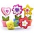 cheap Place Cards &amp; Holders-Flower Wood Place Card Holders Clips Poly Bag 6 pcs