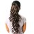 cheap Hair Pieces-High Quality Synthetic 22.44&quot; Curly Dark Brown Ponytail