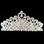 זול כיסוי ראש לחתונה-Gorgeous Alloy With Austria Rhinestones Wedding Bridal Tiara/ Combs/ Headpiece