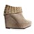 cheap Women&#039;s Shoes-Suede Upper Wedge Heel Ankle Boots With Rivet Party/ Evening Shoes More Colors Available