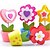 cheap Place Cards &amp; Holders-Flower Wood Place Card Holders Clips Poly Bag 6 pcs