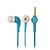 voordelige TWS True Wireless Headphones-elegant van hoge kwaliteit oordopjes, 1,2 m kabel, 3,5 mm (blauw)