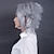 billige Halloween Wigs-Cosplay Parykker Blå Eksorsist Shiro Fujimoto Anime Cosplay-parykker 30 CM Varmeresistent Fiber Herre