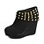 cheap Women&#039;s Shoes-Suede Upper Wedge Heel Ankle Boots With Rivet Party/ Evening Shoes More Colors Available