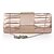 cheap Clutches &amp; Evening Bags-Women&#039;s Acrylic Jewels leatherette Evening Bag Champagne / Silver / Brown