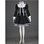 halpa Lolita-mekot-Prinsessa Gothic Lolita Punk Mekot Naisten Tyttöjen Puuvilla Puhdas väri Japani Cosplay Puvut Musta Color Block Patchwork Pitkähihainen Keskipitkä / Päähine