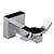 abordables Kits accessoires de salles de bains-Set d&#039;Accessoires de Salle de Bain / Chrome Contemporain