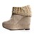 cheap Women&#039;s Shoes-Suede Upper Wedge Heel Ankle Boots With Rivet Party/ Evening Shoes More Colors Available