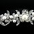billige Bryllupshodeplagg-nydelig legering med cubic zirconia bryllup tiara