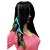 cheap Clip in Extensions-Clip-In Peacock Feather Hair Extensions