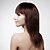 cheap Hair Extensions and Hairpieces-Capless Long 100% Human Hair Brown Straight Hair Wig 5 Colors To Choose