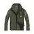 お買い得  ソフトシェル＆フリース＆ハイキングジャケット-eamkevc - メンズ高尚な通気性のある暖かいセーターフリースフルジップ